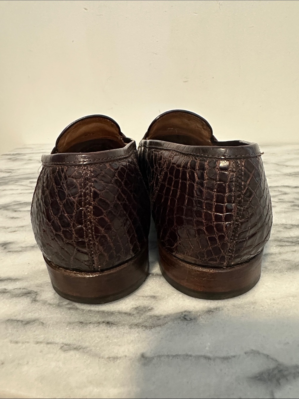 Zelli Italia Tuscany Caiman
Crocodile Penny Loafers
Men's 10 M Brown italy - Picture 4 of 13